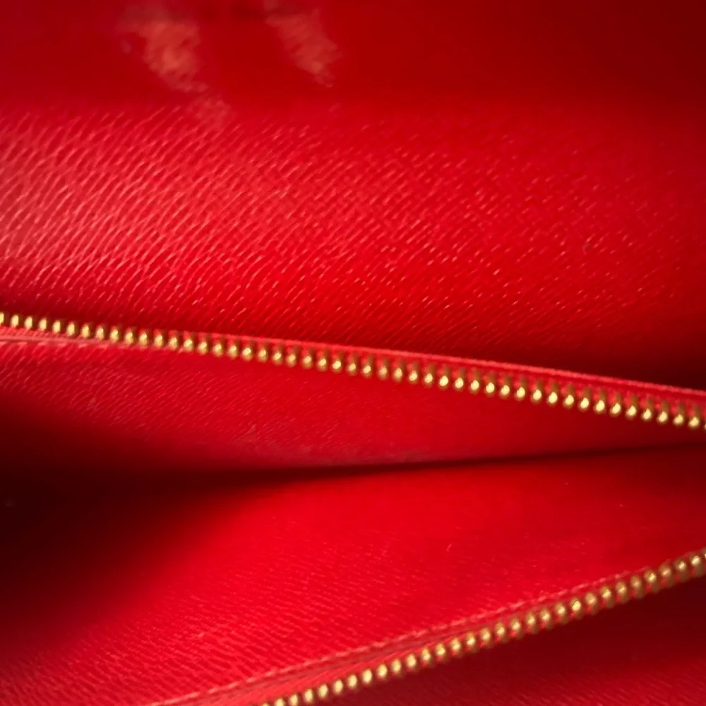 Authentic Louis Vuitton Red Epi Leather Wallet